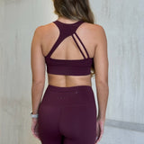 Sculpted Align Bra - Mulberry