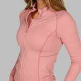 Sculpted Form Fit Jacket - Blush