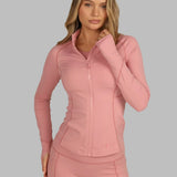 Sculpted Form Fit Jacket - Blush