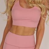 Sculpted Fine Line Bra - Blush