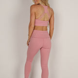Sculpted High Waisted Leggings - Blush