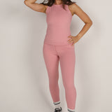 Sculpted Racer Vest - Blush