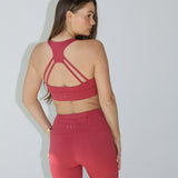 Sculpted Fine Line Bra - Raspberry