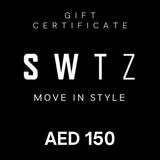 SWTZ Official Gift Card - 150 AED