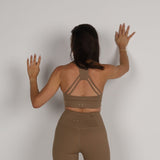 Sculpted Fine Line Bra - Coco