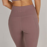 Sculpted Side Pocket Leggings - Mauve