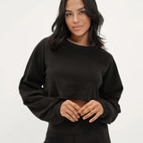 Relaxed Crop Jumper Statement