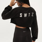 Relaxed Crop Jumper Statement