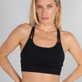 Sculpted 2.0 Hyrox Bra  - Black