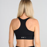 Sculpted 2.0 X Over Leggings with Rope - Black