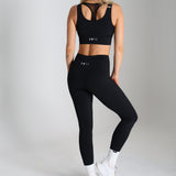 Sculpted 2.0 Long Line Bra - Black