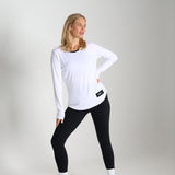 Soft Sway- Ignite Longsleeve Tee in White