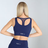 Sculpted 2.0 Long Line Bra - Midnight
