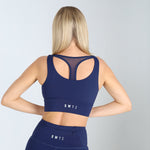 Sculpted 2.0 Long Line Bra - Midnight