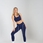 Sculpted 2.0 X Over Leggings with Rope - Midnight
