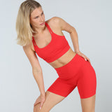 Sculpted 2.0 Hyrox Bra  - Scarlet