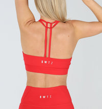 Sculpted 2.0 Hyrox Bra  - Scarlet
