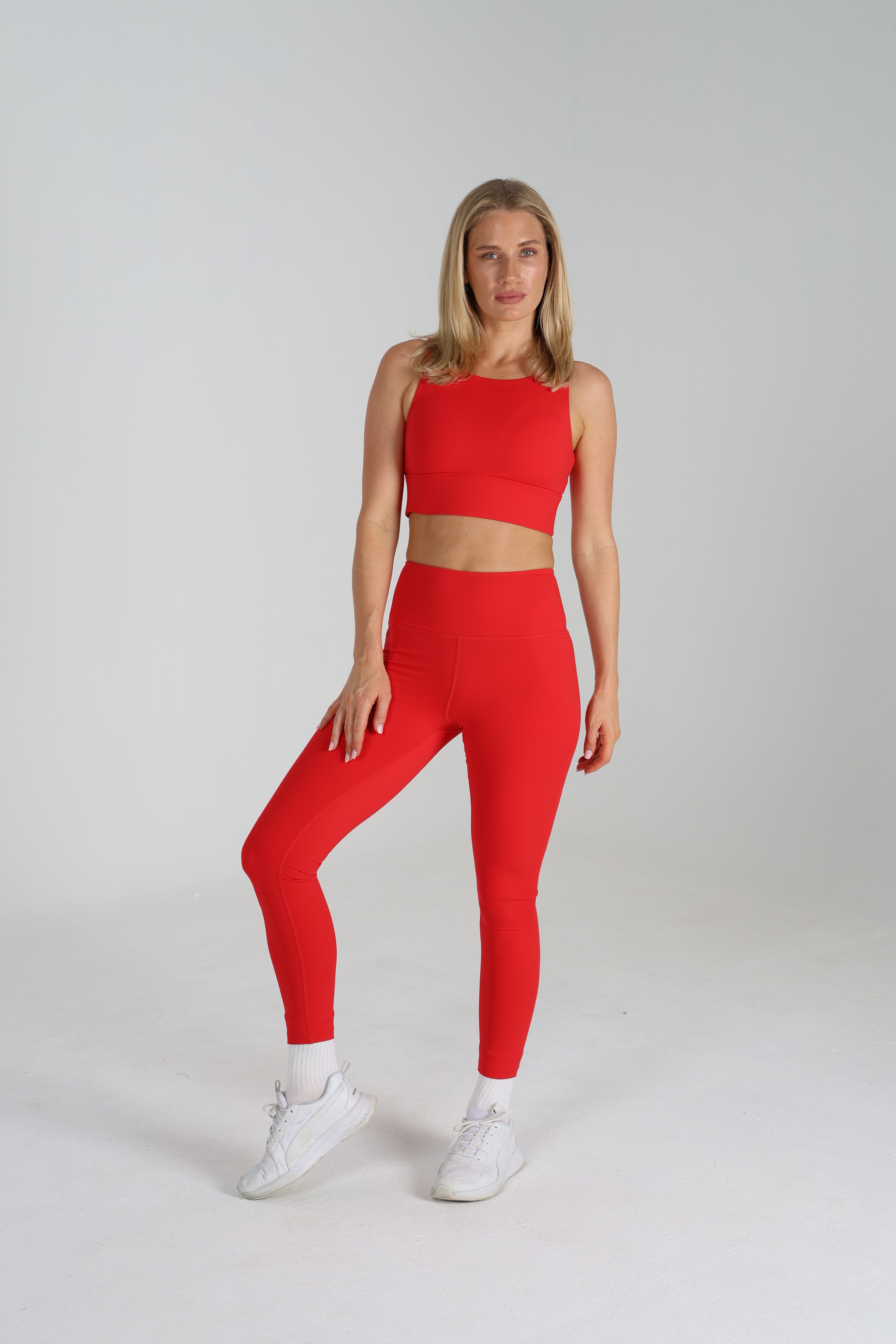 Sculpted 2.0 High Waisted Leggings - Scarlet