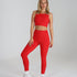 Sculpted 2.0 High Waisted Leggings - Scarlet