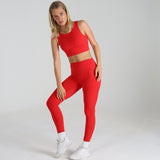 Sculpted 2.0 High Waisted Leggings - Scarlet