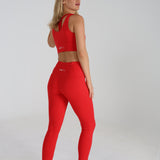 Sculpted 2.0 High Waisted Leggings - Scarlet