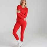 Sculpted 2.0 Long Sleeve Racer Vest - Scarlet