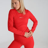 Sculpted 2.0 Long Sleeve Racer Vest - Scarlet
