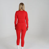 Sculpted 2.0 Long Sleeve Racer Vest - Scarlet