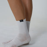 SWTZ Lets Go Sports Socks - White