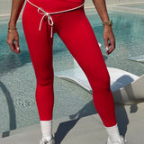 Sculpted 2.0 Rope Legging Set - Scarlet