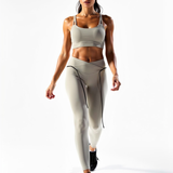 Sculpted 2.0 X Over Leggings with Rope - Lunar Grey