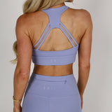 Sculpted Fine Line Bra - Lilac