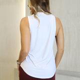 Soft Sway Low Slung Vest - White