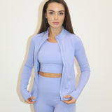 Sculpted Form Fit Jacket - Lilac
