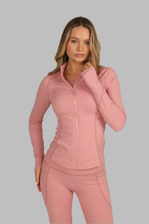 Sculpted Form Fit Jacket - Blush