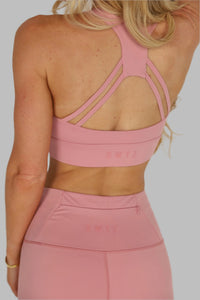Sculpted Fine Line Bra - Blush