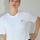 Soft Sway Crop T-Shirt - White