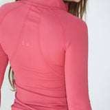 Sculpted Form Fit Jacket - Raspberry