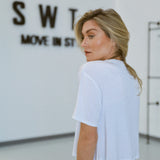 Soft Sway Crop T-Shirt - White