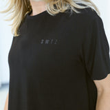 Soft Sway Crop T-Shirt - Black