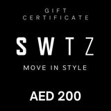 SWTZ Official Gift Card - 200AED