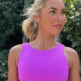 Sculpted 2.0 Long Line Bra - Bubblegum
