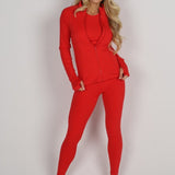 Sculpted Form Fit Jacket - Scarlet
