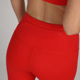 Sculpted High Waisted Leggings - Scarlet