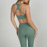 Sculpted Fine Line Bra - Sage