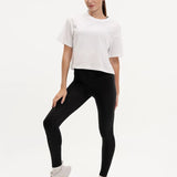 Sculpted High Waisted Leggings - Black