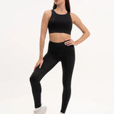 Sculpted High Waisted Leggings - Black